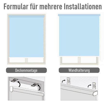 Balcony Awning With Hand Crank - Dark Grey, 140x250cm
