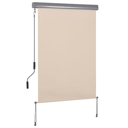 Creamy white Vertical Balcony Awning, windproof, 100x140cm