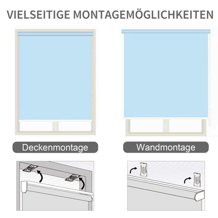 Creamy white Vertical Balcony Awning, windproof, 100x140cm