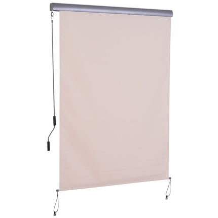 Vertical Awning, Wind & Privacy Screen, 140x250cm Cream