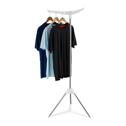 Vertical Clothes Airer, 3 Rotatable Arms, Space-Saving