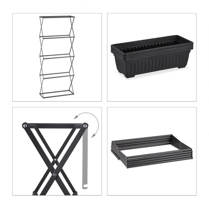 Vertical bed with 4 levels