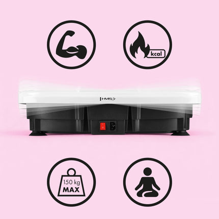 Vibrating Platform with Resistance Bands, 6 Programs