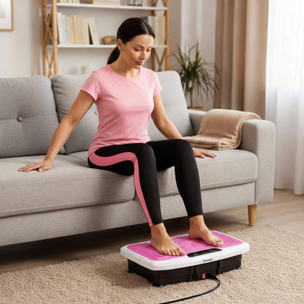 Vibrating Platform with Resistance Bands, 6 Programs