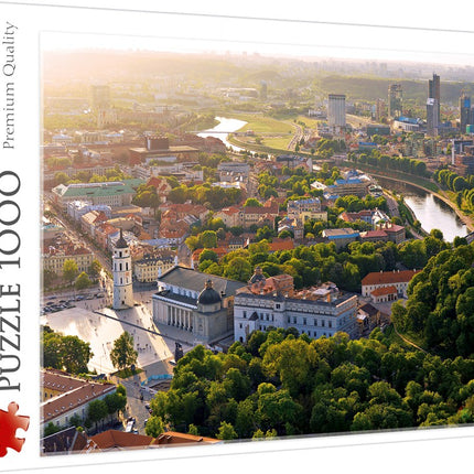 Vilnius 1000-Piece Jigsaw Puzzle for Adults and Kids