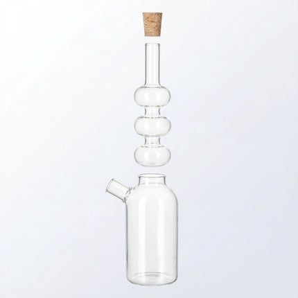 Vinegar & Oil Dispenser Set, 2-in-1 Borosilicate Glass