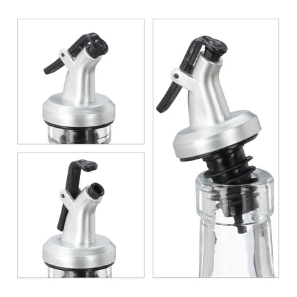 Vinegar and oil dispenser on the shelf