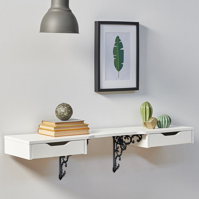 Vintage Cast Iron Shelf Brackets, Set of 4, 90° Angle