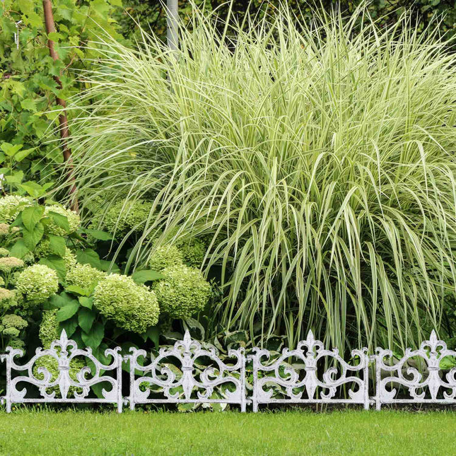 Vintage Garden Bed Fence, 10 Cast Iron Panels