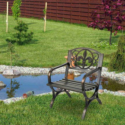 Vintage Metal Garden Chair – Outdoor Seating