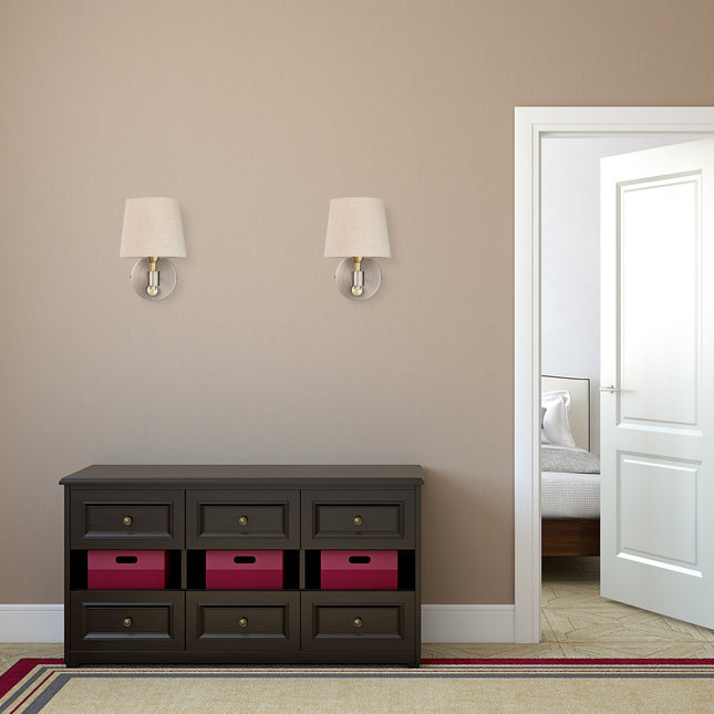 Vintage Wall Lamps, 2-Pack, Dimmable, Adjustable Brightness