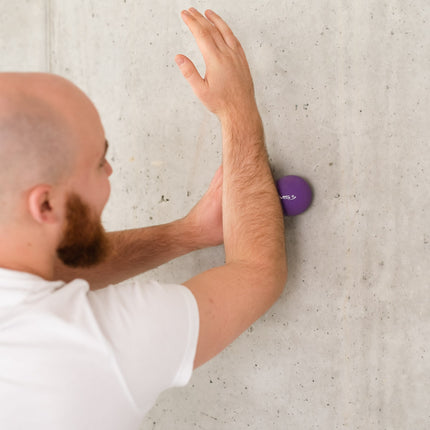 Violet Double Massage Ball – Relieves Muscle Tension