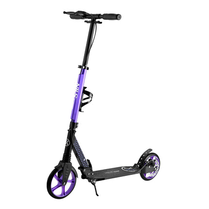 Violet Kick Scooter, Adjustable Height, Foldable Design