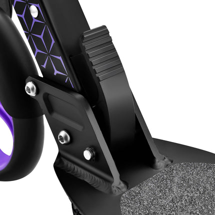 Violet Kick Scooter, Adjustable Height, Foldable Design