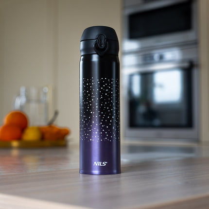 Violet Thermal Cup, Insulated, Leak-Proof, 11 oz