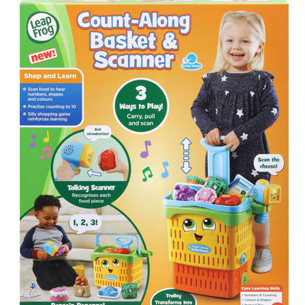 Vtech Educational Toy Count-Along Basket & Scanner (In English Lang.)