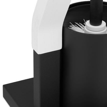 WC chair black/white