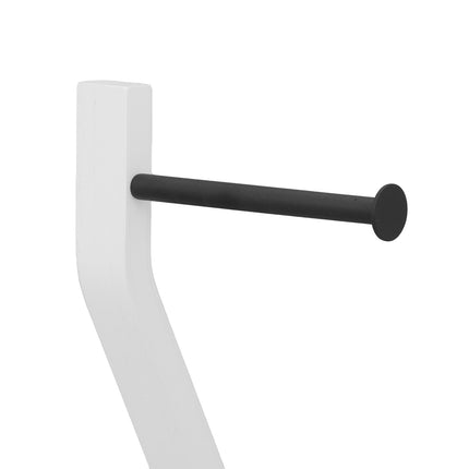WC chair black/white