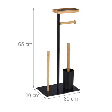 WC chair in bamboo and iron