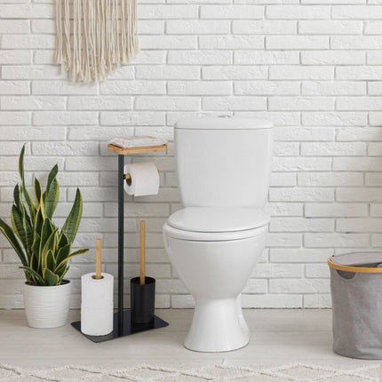 WC chair in bamboo and iron