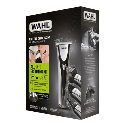 Wahl Elite Groom Multigroomer with 4 Heads and 16 Lengths, Up to 150 Minutes