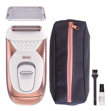 Wahl Ladyshaver Wet and Dry with Dual Long-Hair Trimmers, Travel Lock, Washable