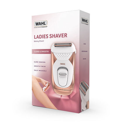 Wahl Ladyshaver Wet and Dry with Dual Long-Hair Trimmers, Travel Lock, Washable