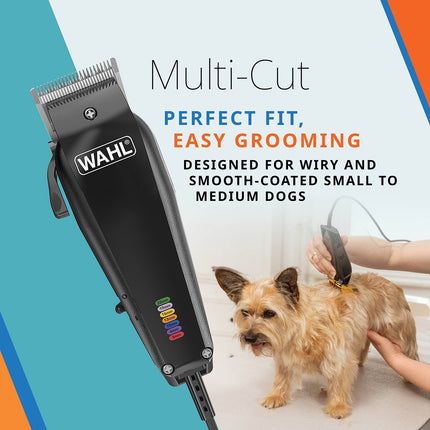 Wahl Multi-Cut Pet Clipper for Small and Medium Dogs, 7 Guide Combs, 7200 RPM