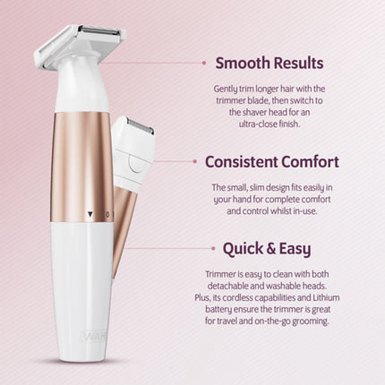 Wahl Trim & Shave Bikini Trimmer for Sensitive Areas, Bikini Line, Underarms