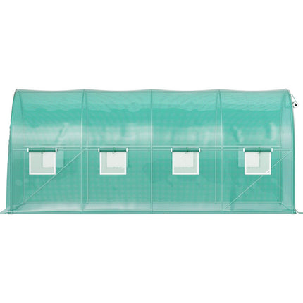 Walk-In Tunnel Greenhouse 15 x 7 x 7 Ft, 2 Doors