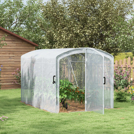 Walk-In Tunnel Greenhouse, Transparent Cover, 3x2x2m