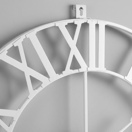 Wall Clock, Roman Numerals, 60 cm Diameter
