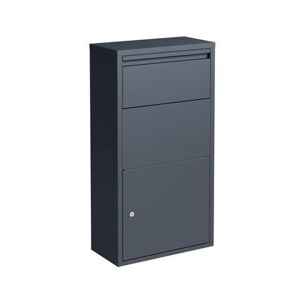 Wall & Floor Mount Letterbox, Lockable Steel Design