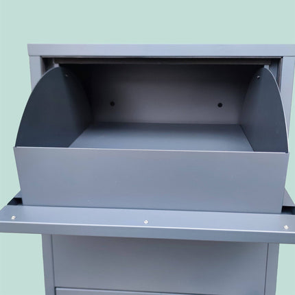 Wall & Floor Mount Letterbox, Lockable Steel Design