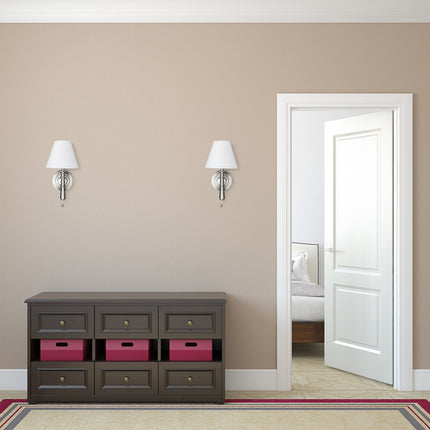Wall Lamps, 2-Pack, Fabric Shades, Indoor Use