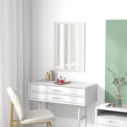Wall Mirror 50x70 cm, MDF Frame, Easy Mounting
