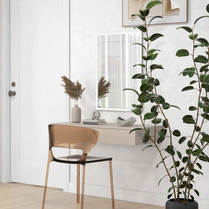 Wall Mirror 50x70 cm, MDF Frame, Easy Mounting