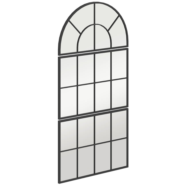 Arch Wall Mirror Set - 3 metal framed pieces for home decor