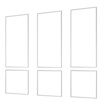 Wall Molding Kit, 3-Pack Paintable Polystyrene, White