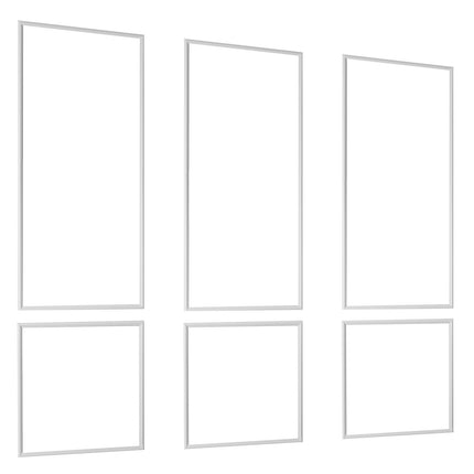 Wall Molding Kit, 3-Pack Paintable Polystyrene, White