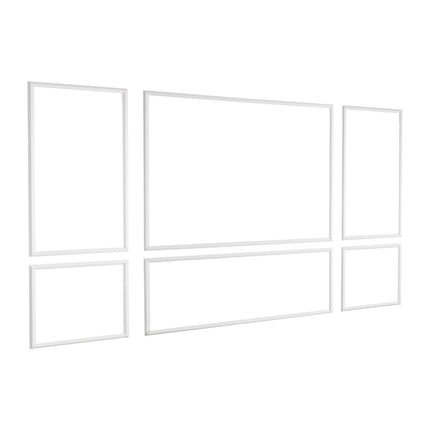 Wall Molding Kit, 3-Pack Paintable Polystyrene, White