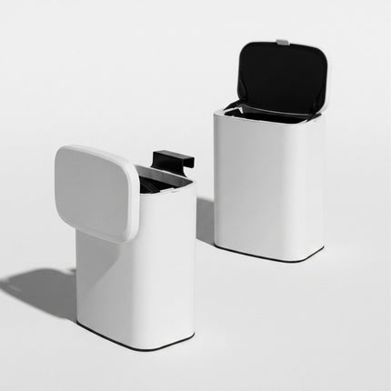 Wall-Mount Bin, White, 8L – Kitchen & Bathroom Use