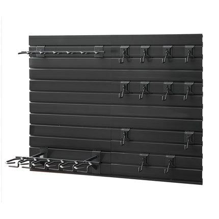 Wall-Mount Gun Rack, Steel, Holds 6 Rifles 6 Pistols