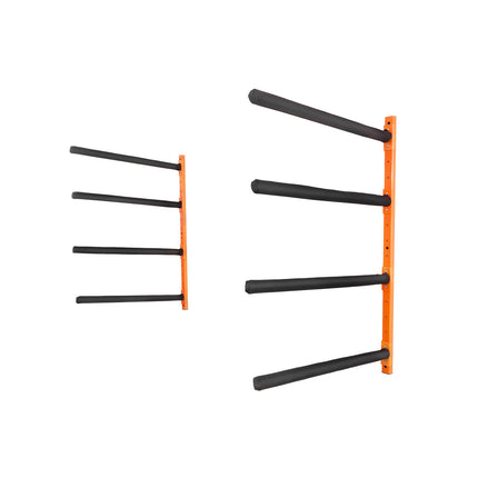 Wall-Mount Kayak Storage Rack, 4-Place, 400 lb Capacity