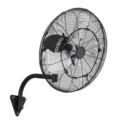 Wall Mount Misting Fan 505 mm, Remote, IP44, Timer