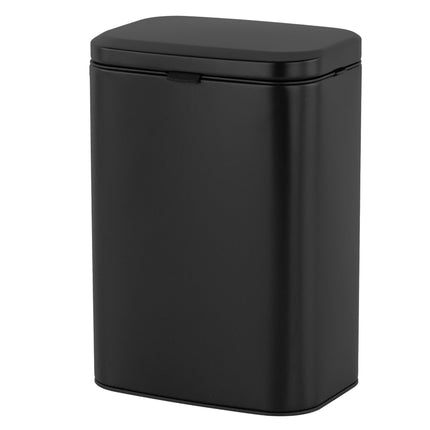 Wall-Mount Waste Bin, Black, 8L, Removable Inner Bin