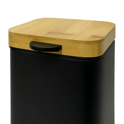 Wall-Mounted 3L Bathroom Bin, Soft-Close Lid
