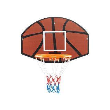 Wall-Mounted Basketball Hoop, 26 x 17.5 Shatterproof Backboard