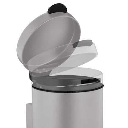Wall Mounted Bathroom Bin, 3L, Auto-Close Lid