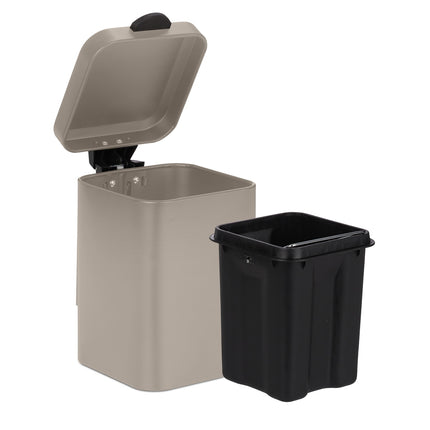 Wall Mounted Bathroom Bin, 3L, Automatic Close